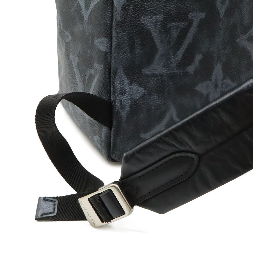 Louis Vuitton Monogram Pastel Discovery Backpack PM Noir Black — view 6