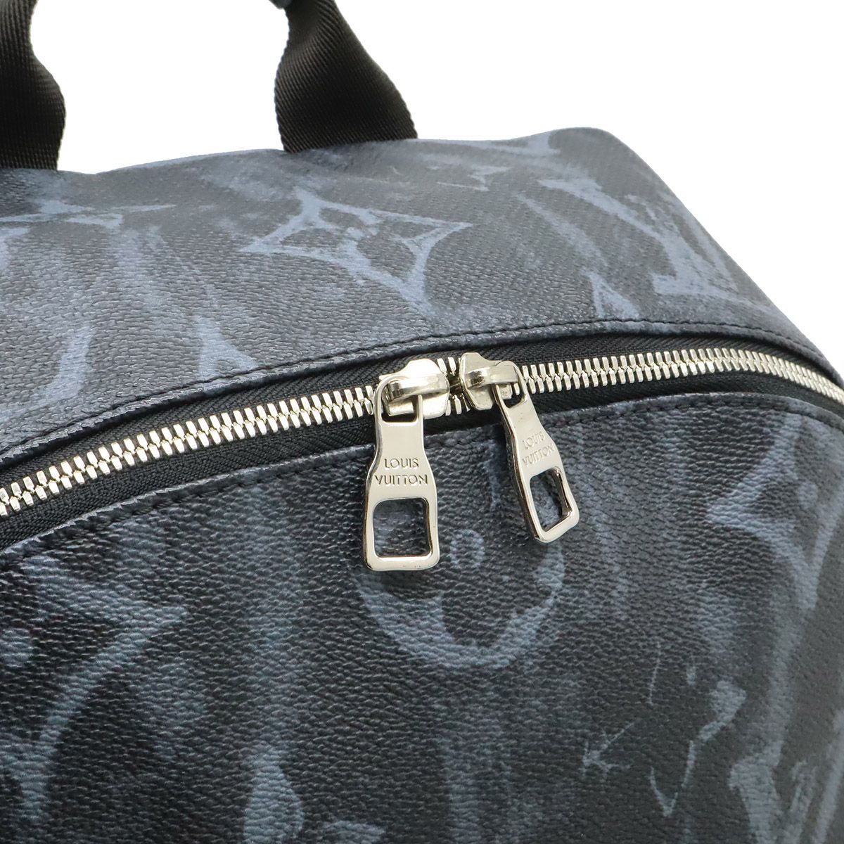 Louis Vuitton Monogram Pastel Discovery Backpack PM Noir Black — view 8