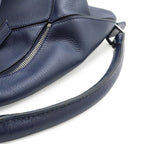 Loewe Puzzle Anagram 2-Way Shoulder Bag Crossbody Leather Navy Silver — view 4