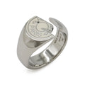 Hermes Clou de Selle Cal Open Ring Metal Ivory