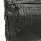Bottega Veneta Intrecciato Business Briefcase Documents Purse Leather Black — view 8