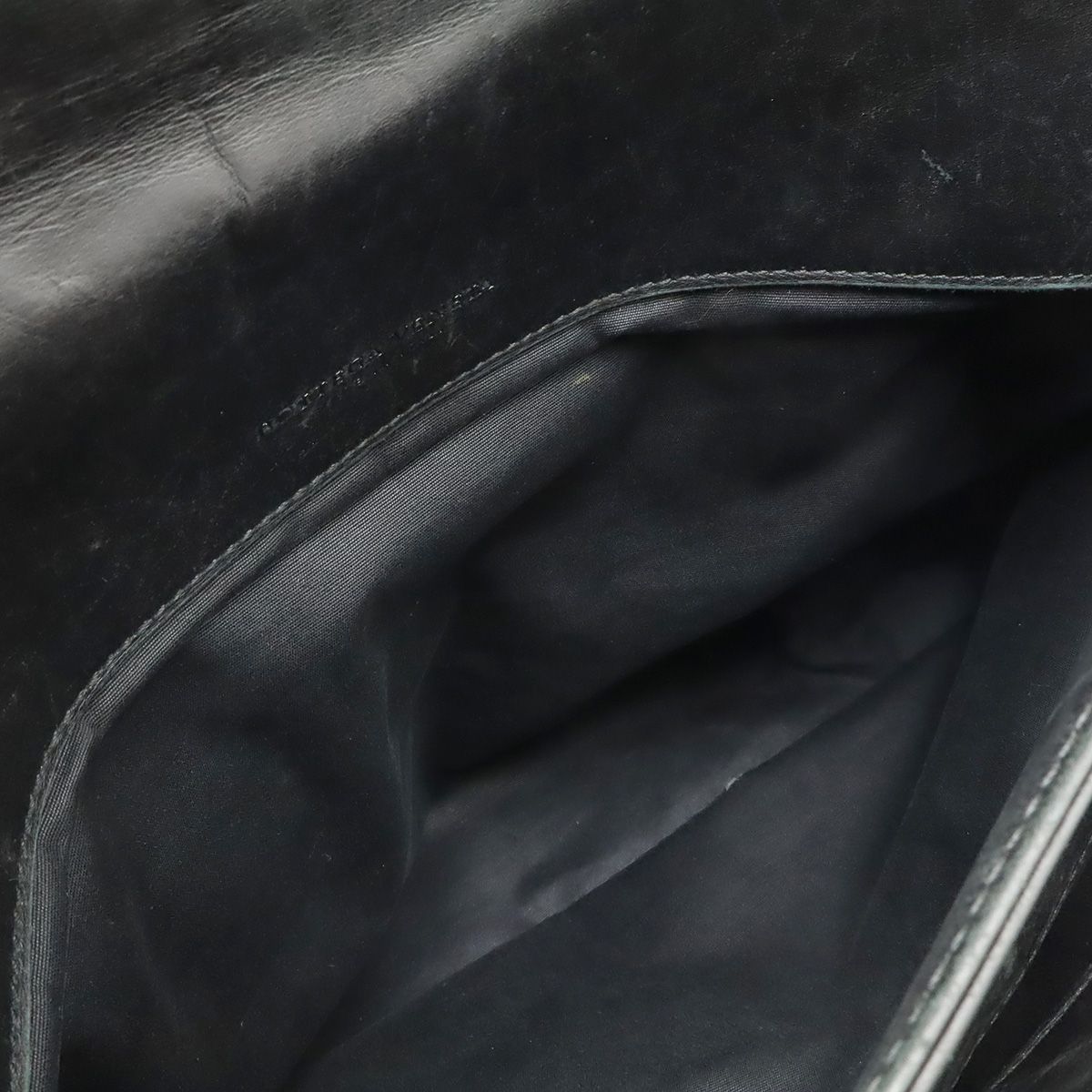 Bottega Veneta Intrecciato Business Briefcase Documents Purse Leather Black — view 7