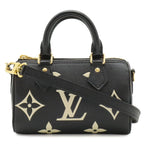 Louis Vuitton Monogram Empreinte Nano Speedy Mini Bag 2-Way Bicolor Black