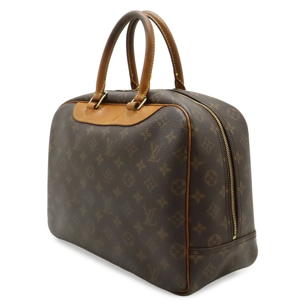 Louis Vuitton Monogram Bowling Vanity Deauville Mini Boston Bag Purse — view 2