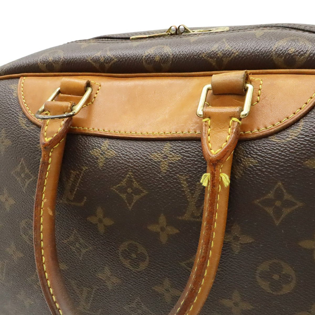 Louis Vuitton Monogram Bowling Vanity Deauville Mini Boston Bag Purse — view 9