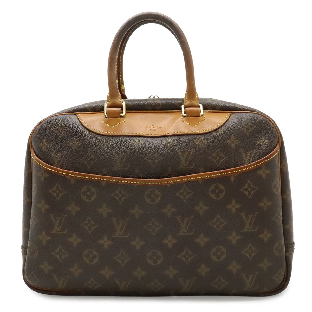 Louis Vuitton Monogram Bowling Vanity Deauville Mini Boston Bag Purse