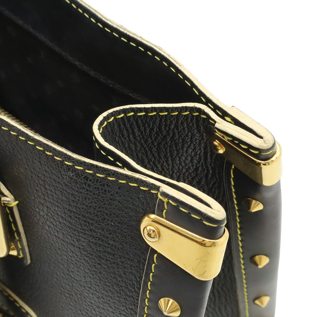 Louis Vuitton Suhali Fabulo Tote Studs Leather Noir Black — view 5