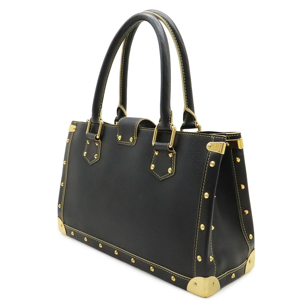 Louis Vuitton Suhali Fabulo Tote Studs Leather Noir Black — view 2
