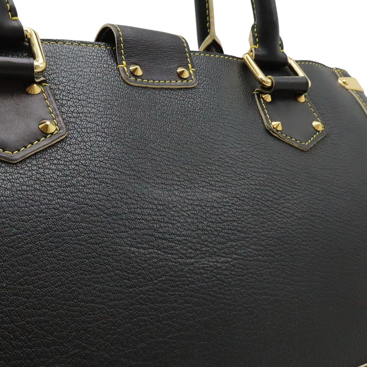 Louis Vuitton Suhali Fabulo Tote Studs Leather Noir Black — view 9