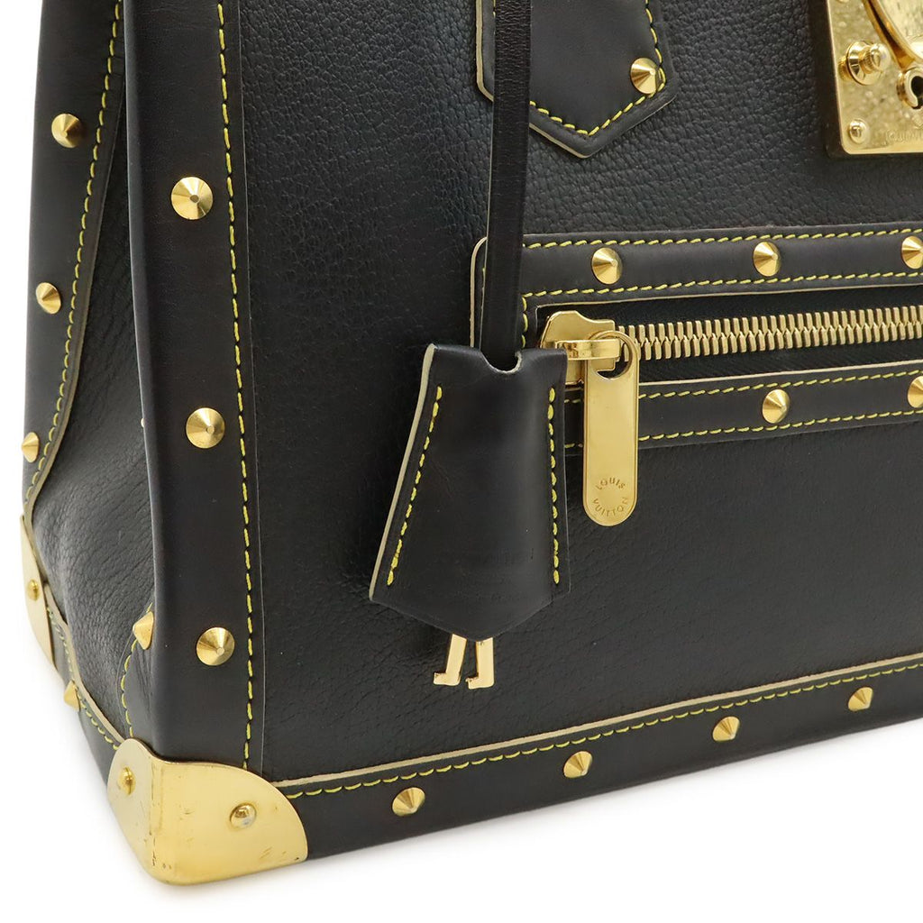 Louis Vuitton Suhali Fabulo Tote Studs Leather Noir Black — view 8