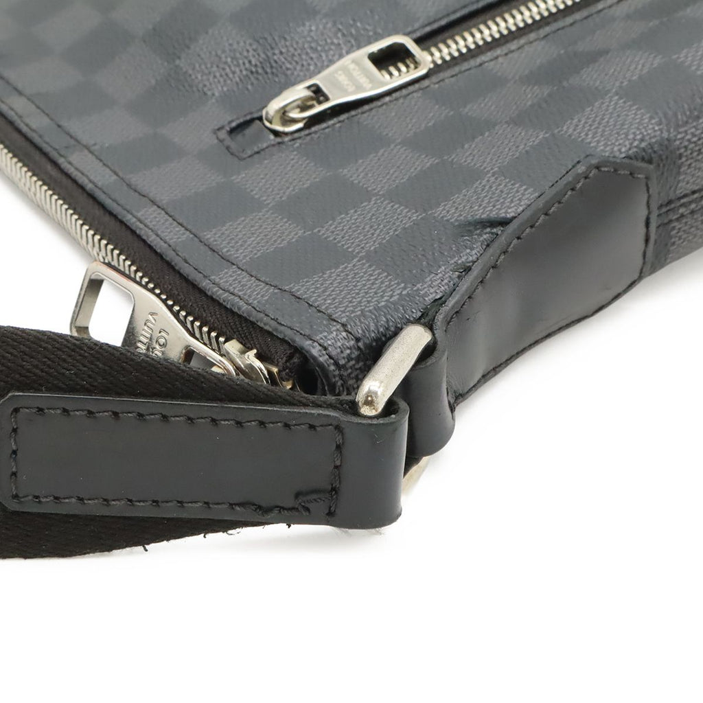 Louis Vuitton Damier Graphite Mick PM Shoulder — view 4