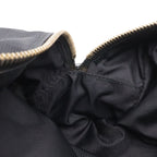 Chanel New Travel Line Mini Boston Bag Nylon Jacquard Leather Black Gold — view 9