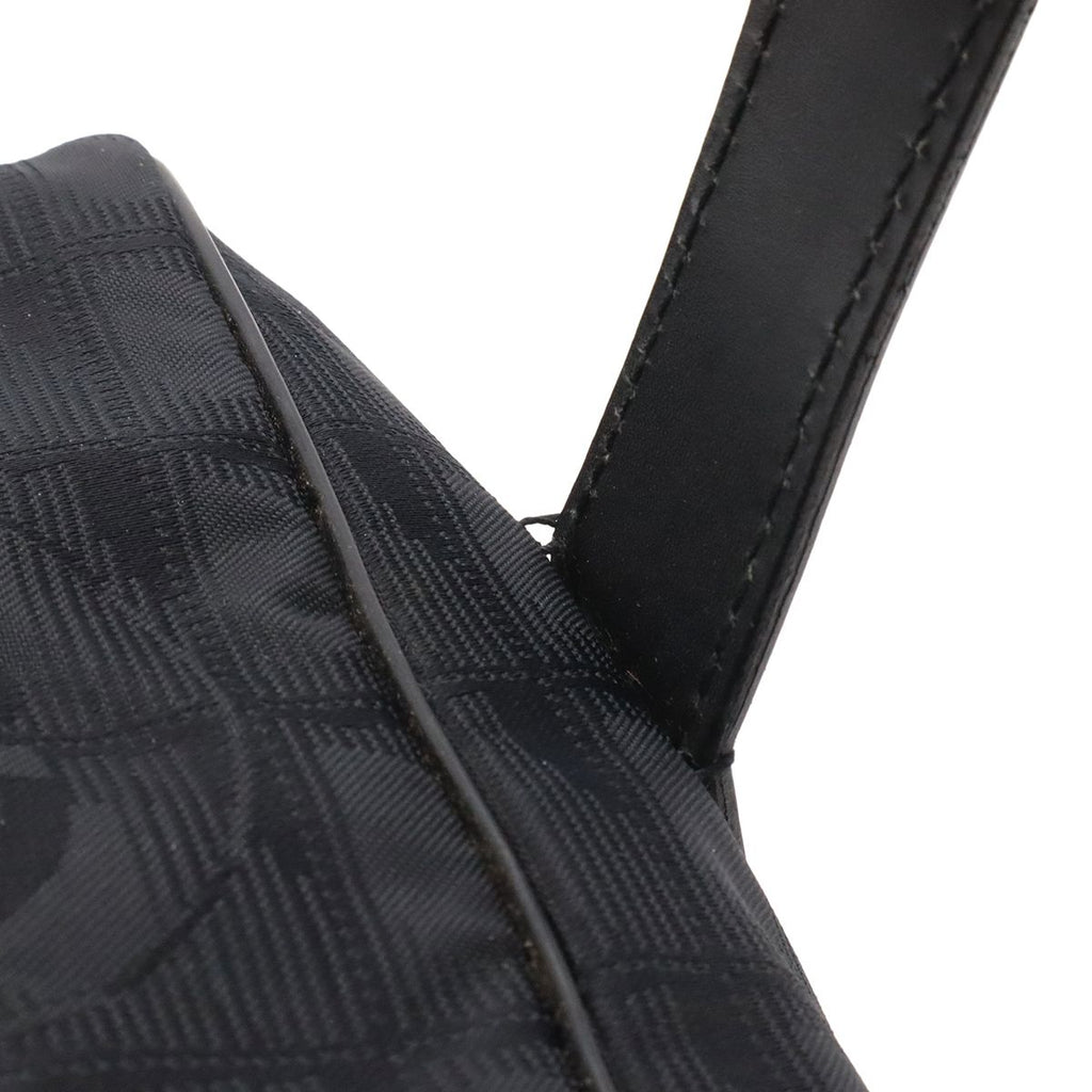 Chanel New Travel Line Mini Boston Bag Nylon Jacquard Leather Black Gold — view 6