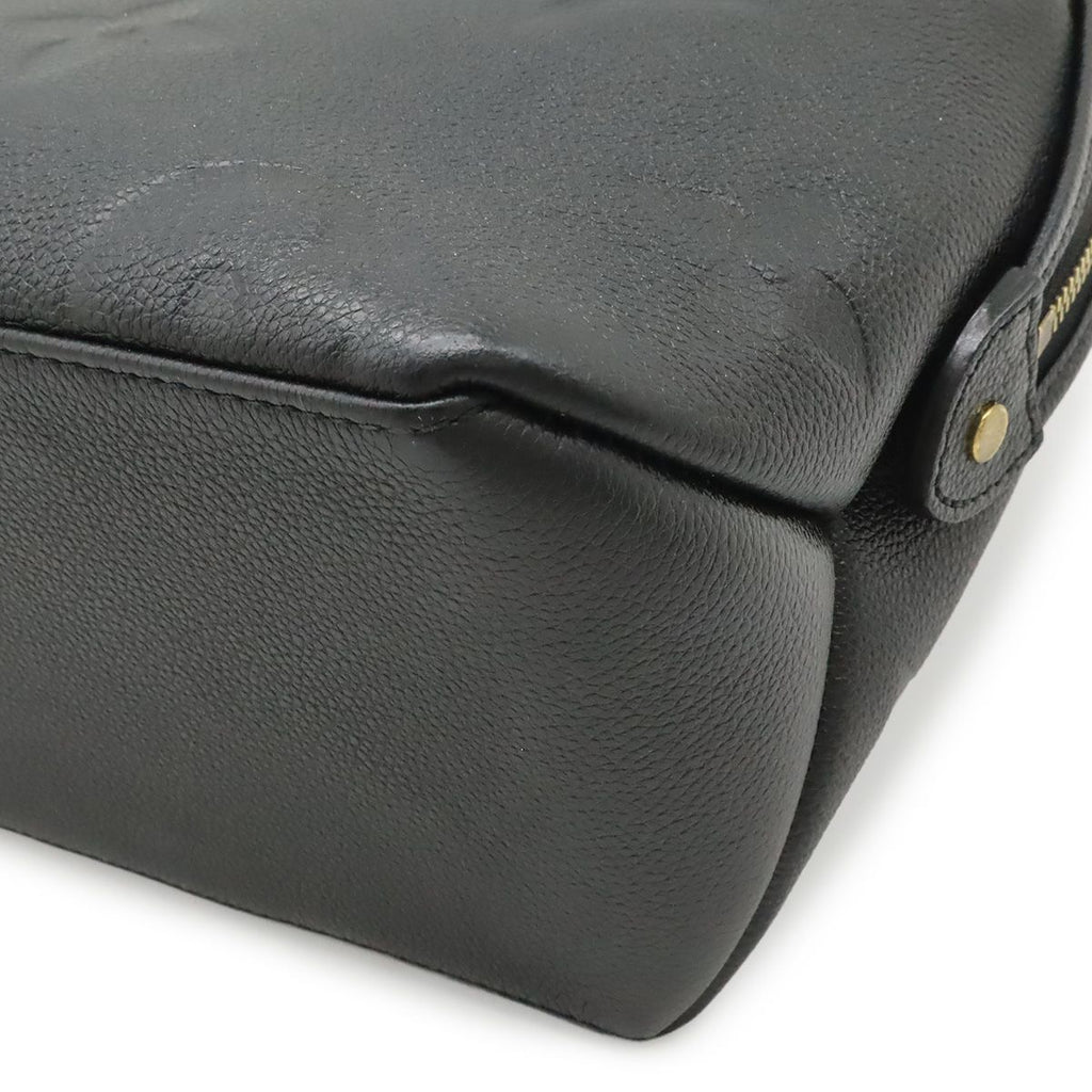 Louis Vuitton Monogram Empreinte Petit Palais Handbag Noir Black Shoulder Strap — view 3