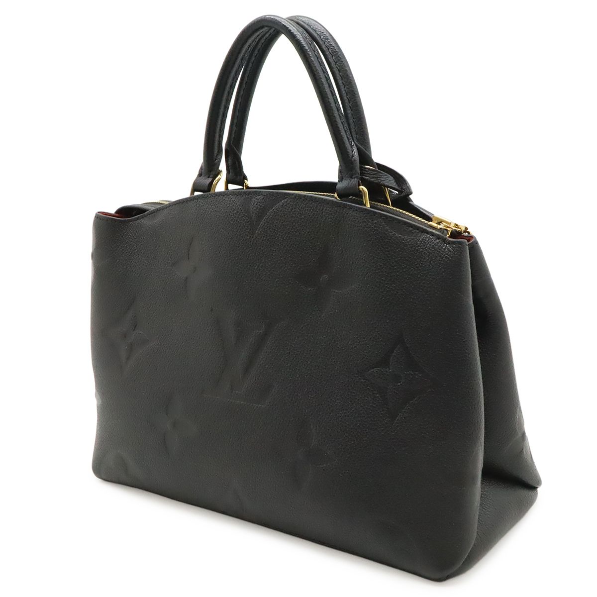 Louis Vuitton Monogram Empreinte Petit Palais Handbag Noir Black Shoulder Strap — view 2