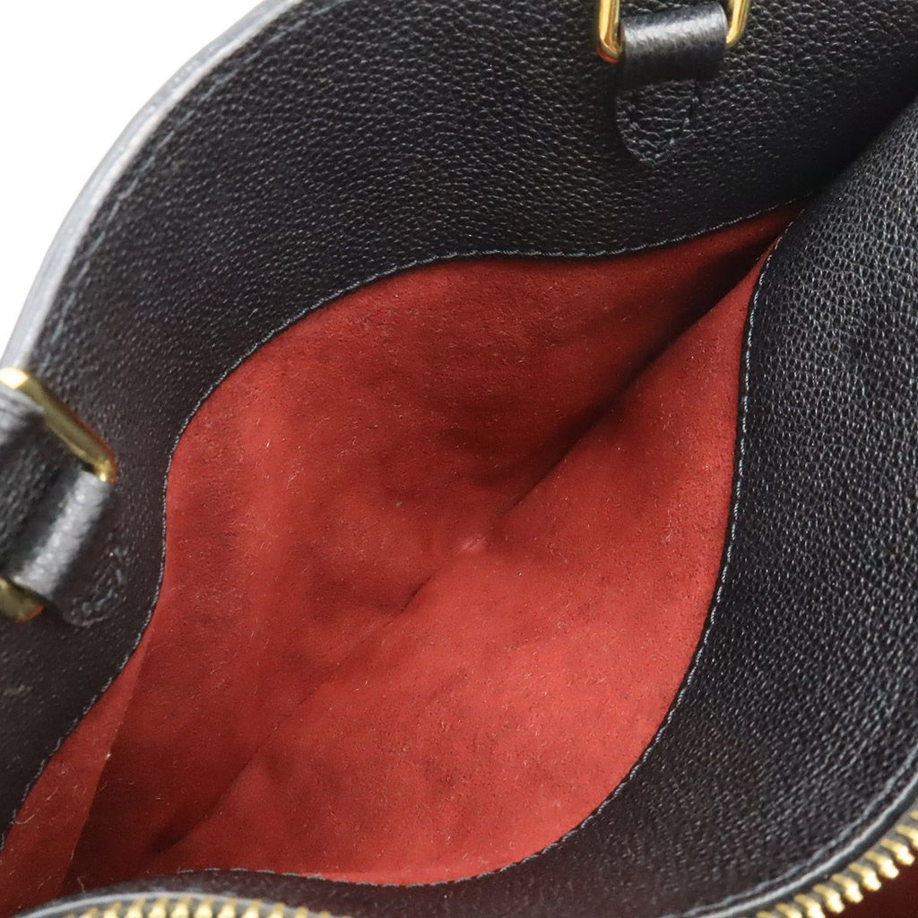 Louis Vuitton Monogram Empreinte Petit Palais Handbag Noir Black Shoulder Strap — view 6
