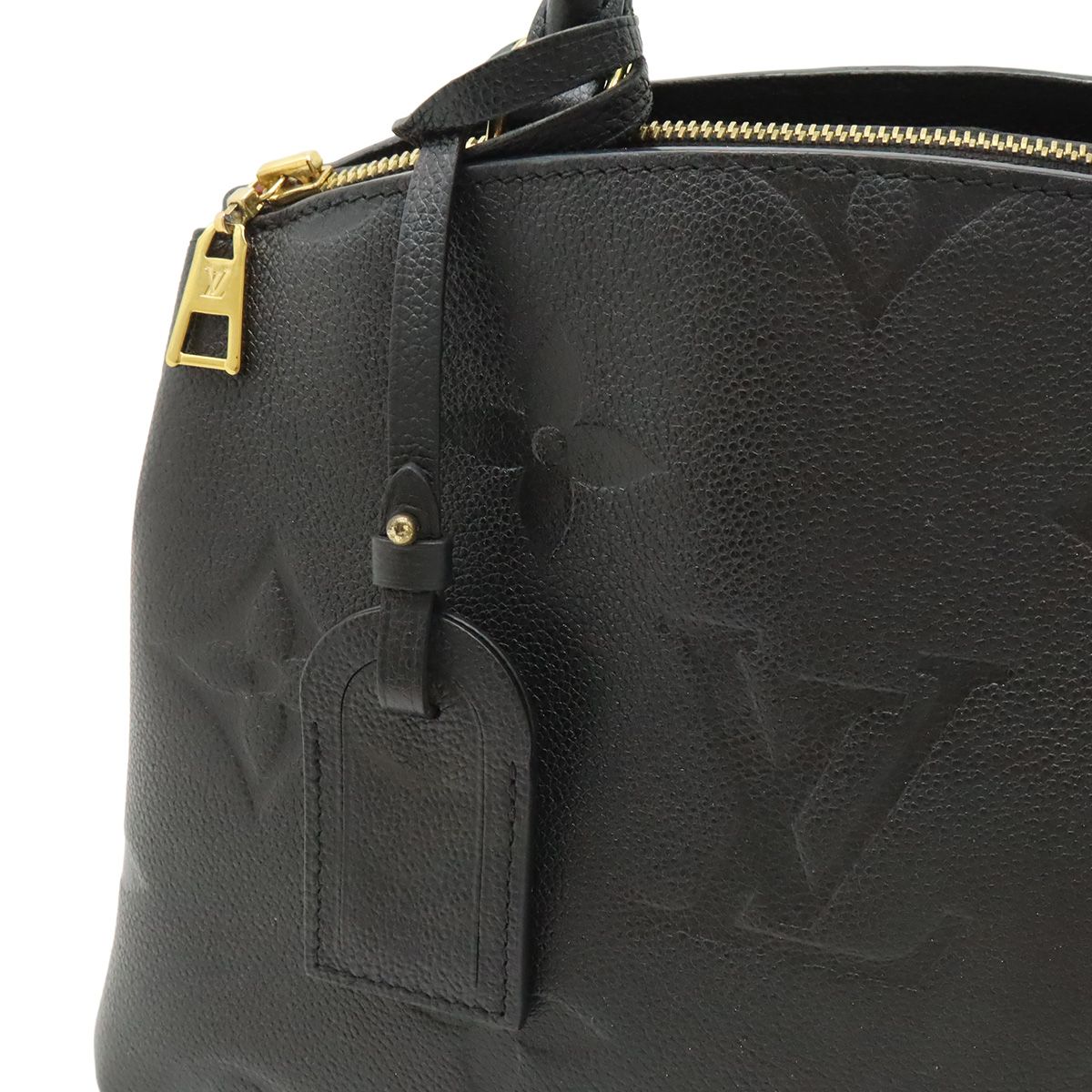 Louis Vuitton Monogram Empreinte Petit Palais Handbag Noir Black Shoulder Strap — view 8