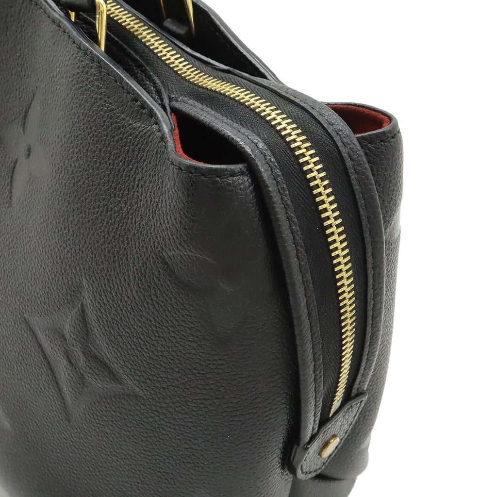 Louis Vuitton Monogram Empreinte Petit Palais Handbag Noir Black Shoulder Strap — view 7