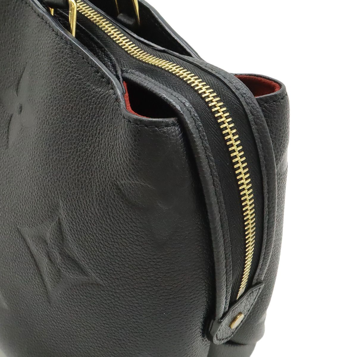 Louis Vuitton Monogram Empreinte Petit Palais Handbag Noir Black Shoulder Strap — view 7