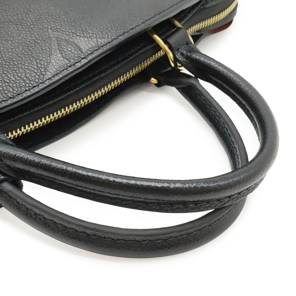 Louis Vuitton Monogram Empreinte Petit Palais Handbag Noir Black Shoulder Strap — view 4