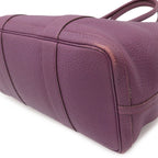 Hermes Garden Party PM Tote Negonda Leather Cassis Purple Silver — view 3