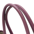 Hermes Garden Party PM Tote Negonda Leather Cassis Purple Silver — view 4