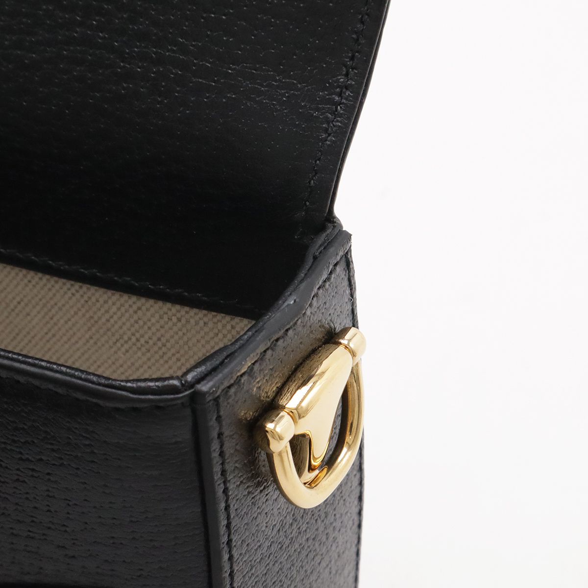 Gucci Adidas Collaboration Horsebit Mini Shoulder Bag 2-Way Clutch Leather — view 8