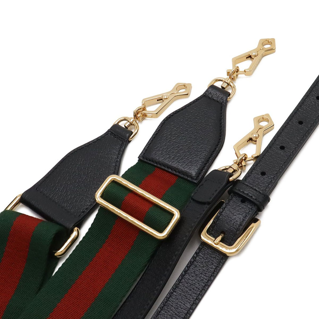 Gucci Adidas Collaboration Horsebit Mini Shoulder Bag 2-Way Clutch Leather — view 5