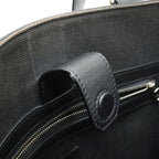 Loewe Anagram Buckle Horizontal Tote Shoulder Bag Leather Black Silver — view 7