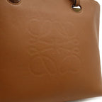 Loewe Anagram Tote Small 2-Way Shoulder Bag Leather Brown — view 8