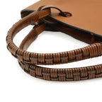 Loewe Anagram Tote Small 2-Way Shoulder Bag Leather Brown — view 5