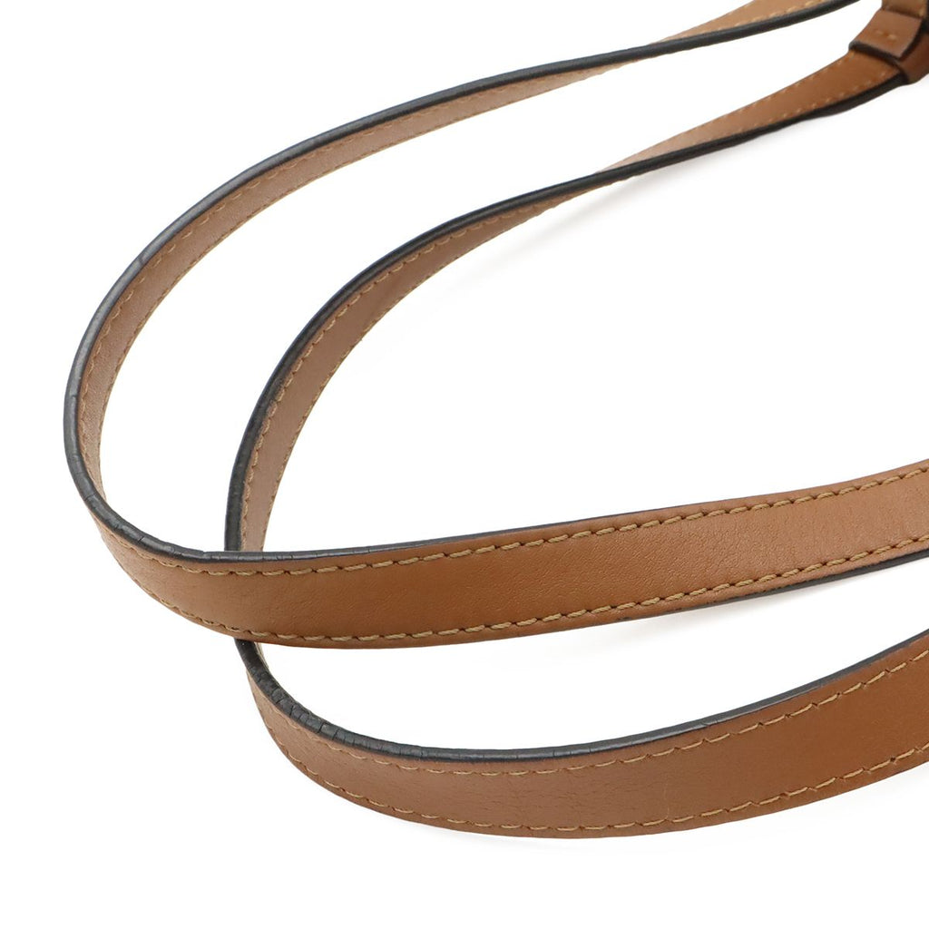 Loewe Anagram Tote Small 2-Way Shoulder Bag Leather Brown — view 4