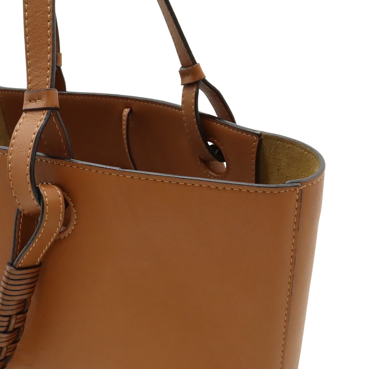 Loewe Anagram Tote Small 2-Way Shoulder Bag Leather Brown — view 7