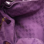 Loewe Flamenco 30 Anagram Shoulder Bag 2-Way Fringe Tassel Nappa Leather Purple — view 7