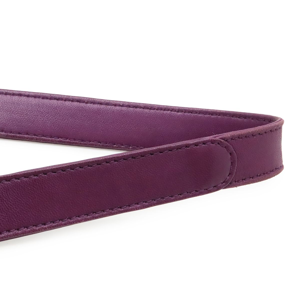 Loewe Flamenco 30 Anagram Shoulder Bag 2-Way Fringe Tassel Nappa Leather Purple — view 5