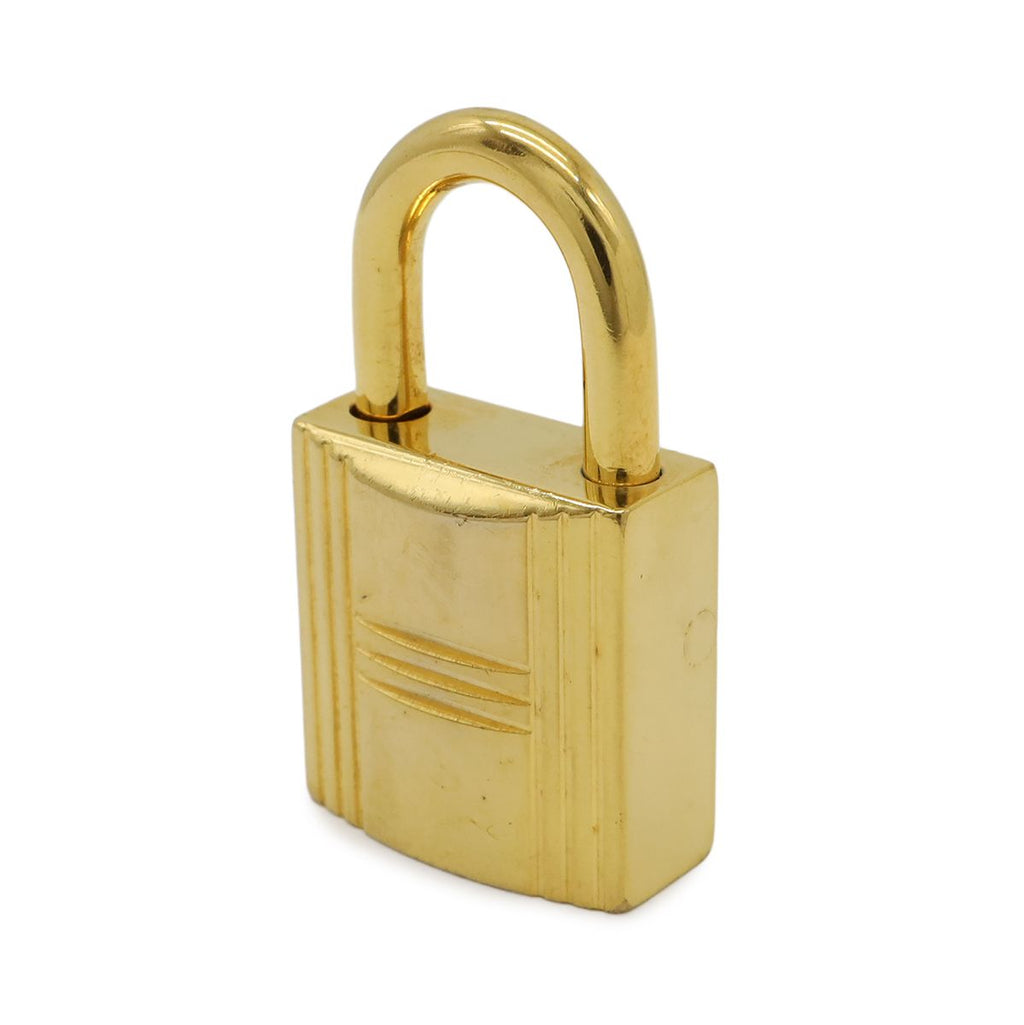 Hermes Cadena Padlock Key with Key Gold Plated — view 3