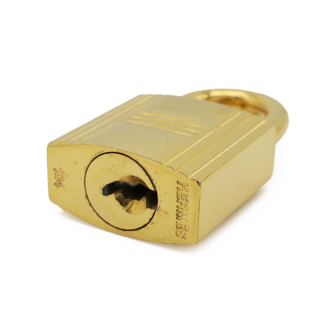 Hermes Cadena Padlock Key with Key Gold Plated — view 4