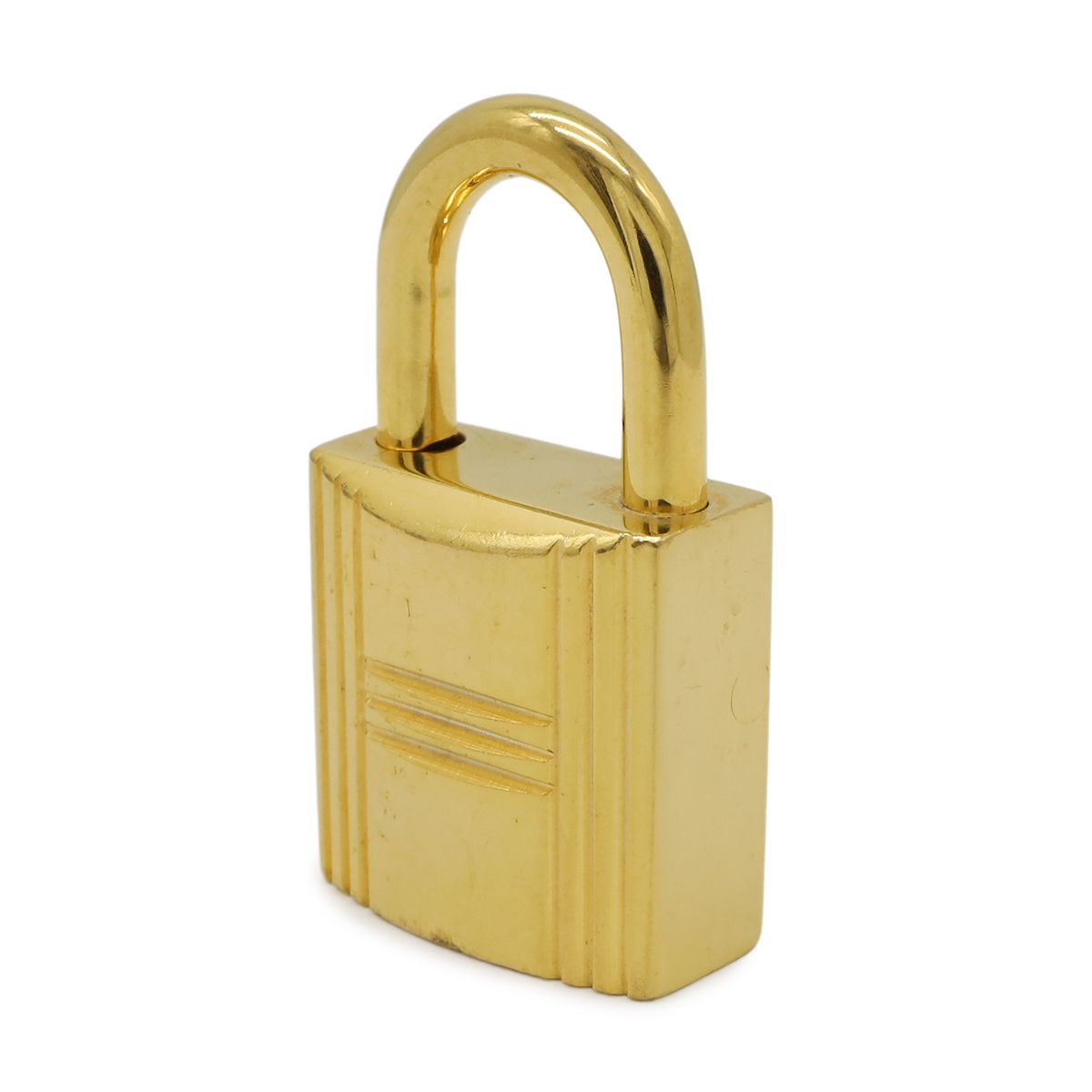 Hermes Cadena Padlock Key with Key Gold Plated — view 3