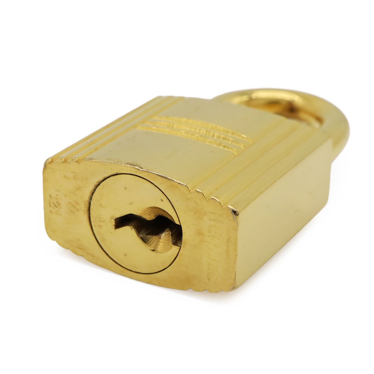 Hermes Cadena Padlock Key with Key Gold Plated — view 4