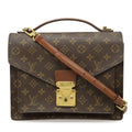 Louis Vuitton Monogram Monceau 28 Second Business 2-Way Shoulder Bag Crossbody