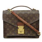 Louis Vuitton Monogram Monceau 28 Second Business 2-Way Shoulder Bag Crossbody