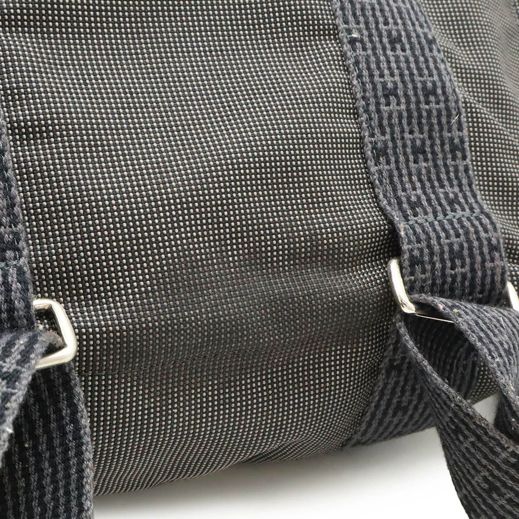 Hermes Her Line Sac a Dos MM Backpack Shoulder Bag Canvas Gray — view 6