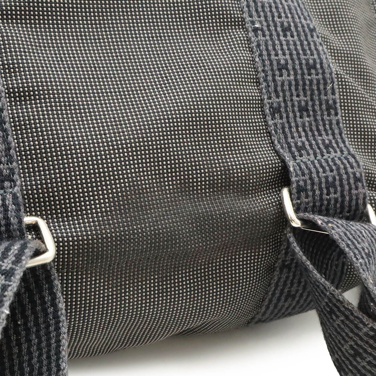 Hermes Her Line Sac a Dos MM Backpack Shoulder Bag Canvas Gray — view 6