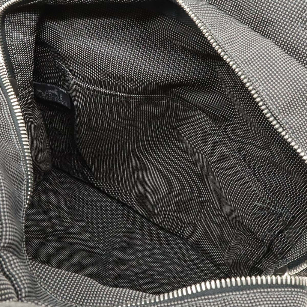 Hermes Her Line Sac a Dos MM Backpack Shoulder Bag Canvas Gray — view 8