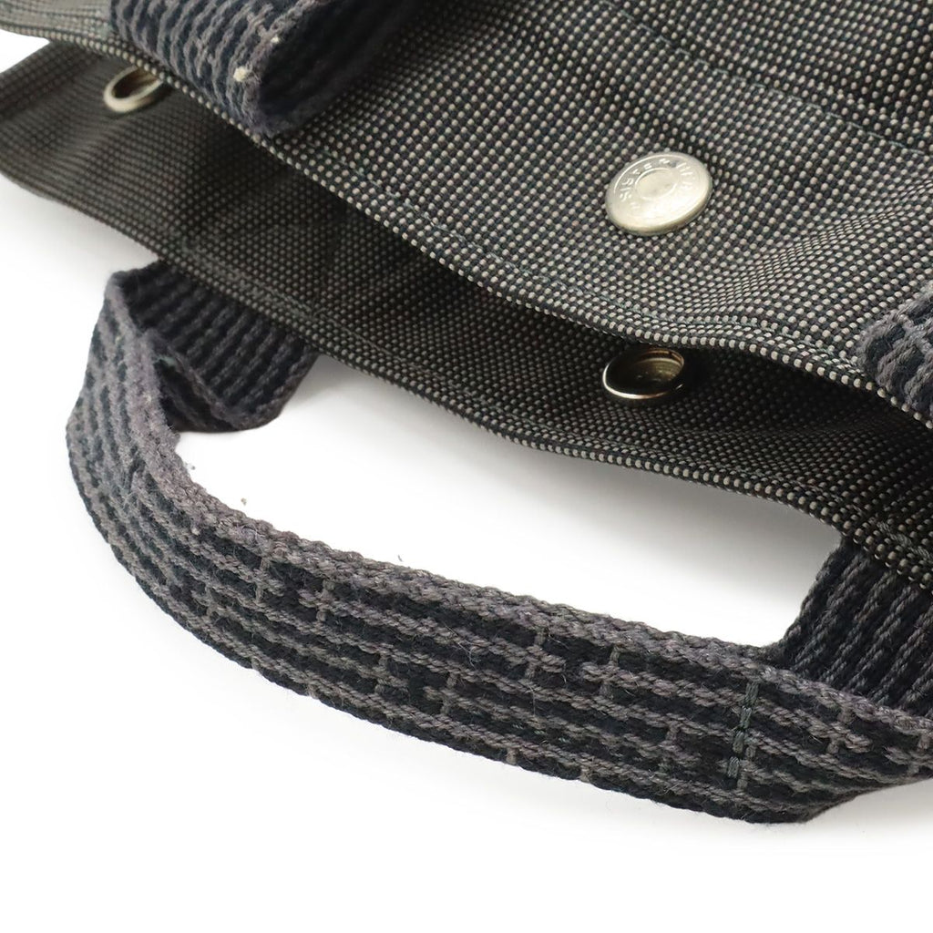 Hermes Her Line Sac a Dos MM Backpack Shoulder Bag Canvas Gray — view 4