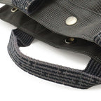 Hermes Her Line Sac a Dos MM Backpack Shoulder Bag Canvas Gray — view 4