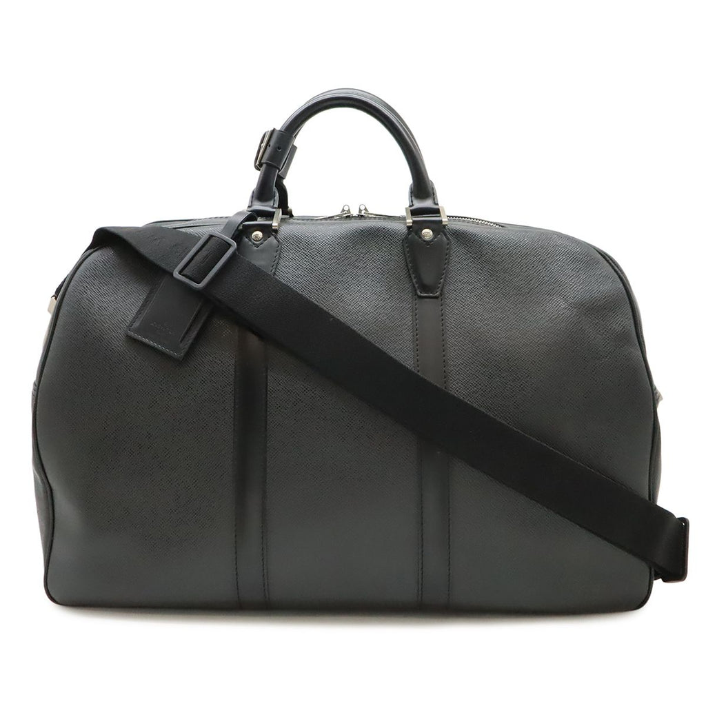 Louis Vuitton Taiga Kendal PM Boston Bag Purse 2-Way Ardoise Black