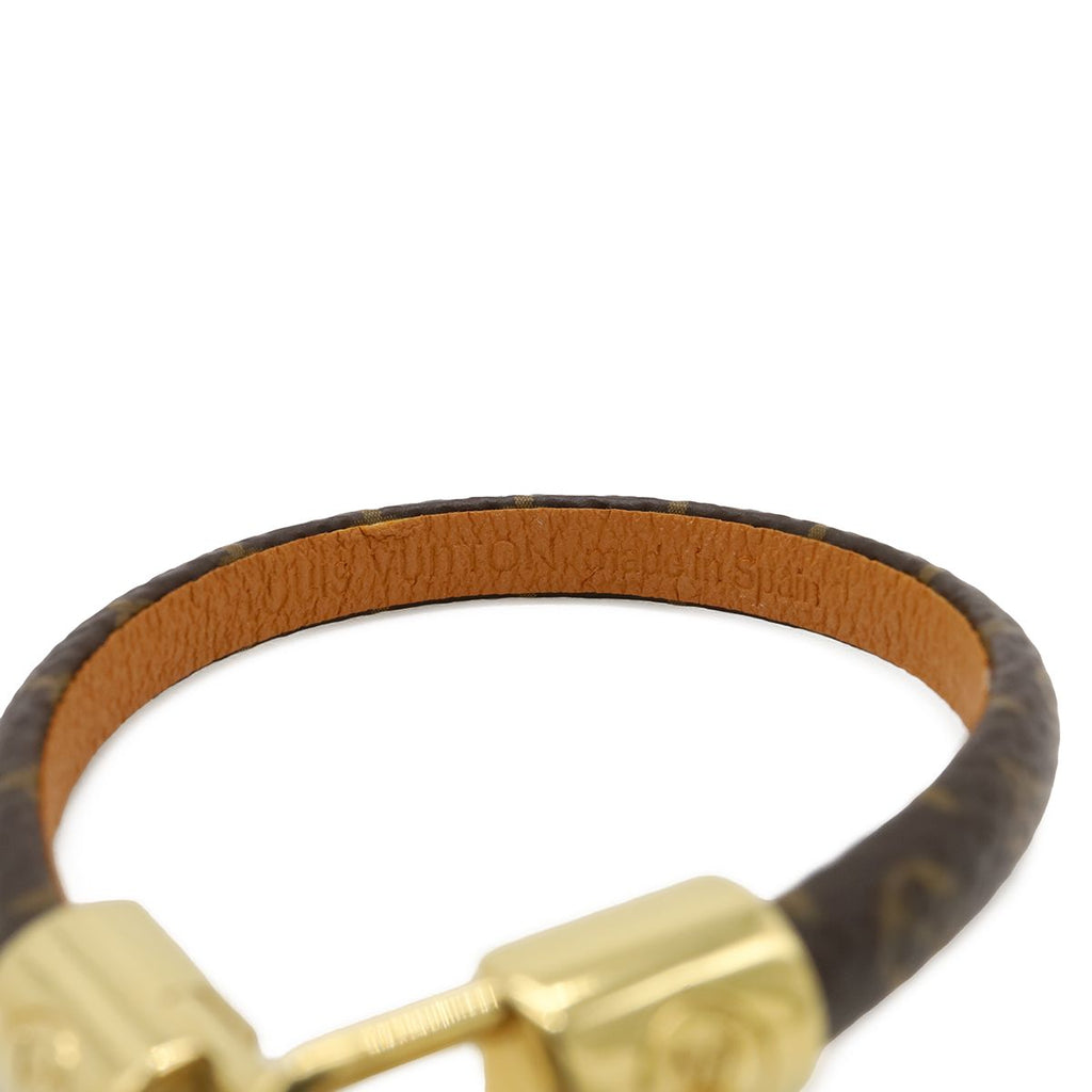 Louis Vuitton Monogram Bracelet Speedy Bag Motif Gold — view 5