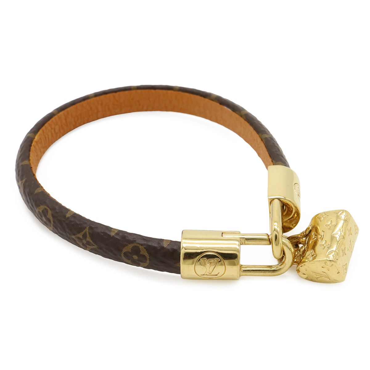 Louis Vuitton Monogram Bracelet Speedy Bag Motif Gold — view 3