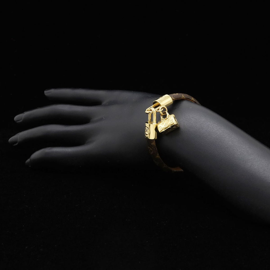 Louis Vuitton Monogram Bracelet Speedy Bag Motif Gold — view 6